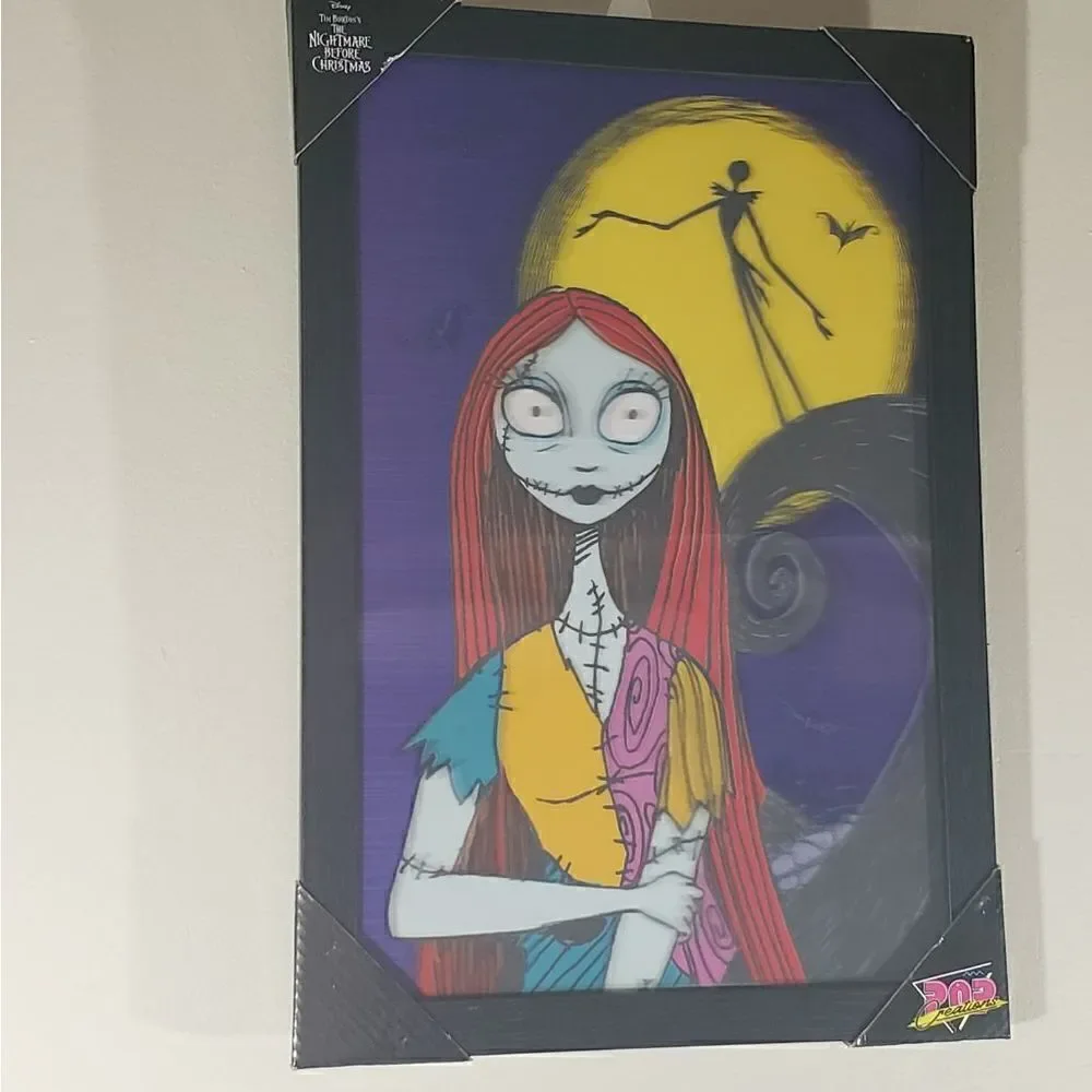 Nightmare Before Christmas 3D Pop Creations Wall Art